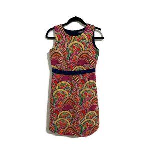 All Things Uber Nice Dress Size 11/12 Youth Multicolor Sleeveless Embroidered